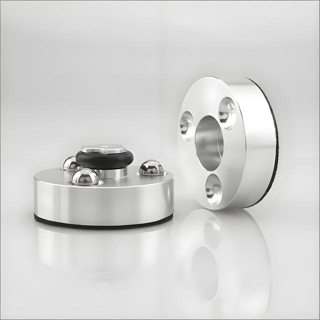 OEM Stainless Steel Aluminum Hifi Audio Pads Base Cnc Turning Amplifier Preamp DAC Speaker Isolation Spike Stand Fee