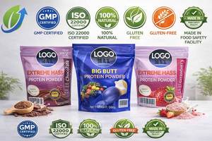 Colágeno <span class=keywords><strong>en</strong></span> <span class=keywords><strong>Polvo</strong></span> Personalizado para Reemplazo de Comidas <span class=keywords><strong>en</strong></span> Adultos, Ingredientes Naturales y Orgánicos, <span class=keywords><strong>Beneficios</strong></span> para el Crecimiento Muscular y Aumento de Peso, OEM/ODM - Product Image 5