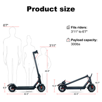 Trottinettes électriques pliables portables 36V 10Ah à longue autonomie pour adultes, livraison rapide depuis les entrepôts US, UK, EU et Allemagne