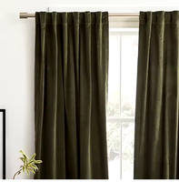 Cortinas de Algodón 100% con Bolsillos para Varillas, Estilo Europeo Americano, Modernas, Aislantes, de Lujo, para Todas las Estaciones, Venta al Por Mayor