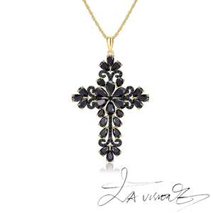 Colgante de la Serie Counterattack, de Aleación Vintage con Incrustaciones de Plata 925 y Cristales de Estrás, Unisex - Product Image 5