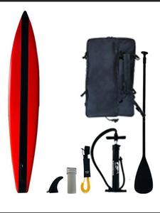 Tabla de Paddle Surf Inflable, Tabla de Carreras y Crucero, Tabla <span class=keywords><strong>SUP</strong></span> Portátil de PVC/EVA con una Sola Aleta, 14 kg, Ligera, Multiusos - Product Image 2