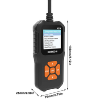 V318 OBD2 Scanner Instrument de diagnostic de défaut de voiture Batterie Puissance du moteur Lecture claire Dysfonctionnement Lumière 10 langues Véhicule