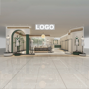 Nhà Máy Giá đầy đủ-cửa hàng tùy chỉnh Showcase cho quần áo showroom thiết kế đứng Boutique quần áo giá mới nhất bán lẻ - Product Image 1