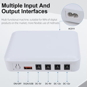 Mini alimentation cc UPS batterie au lithium intégrée 25W puissance de sortie maximale Mini Ups 5v 9v12v charge ininterrompue 220V routeur WiFi - Product Image 4