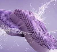 Adult Cervi cal TPE Kissen Schmetterling Form Luftkühlung Gel Memory Foam Atmungsaktive Abdeckung Nackens ch merzen Linderung Schlafen Reise unterstützung
