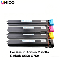 Cartouches de toner UNICO TN713 compatibles avec l'imprimante laser Konica Minolta Bizhub C659 C759