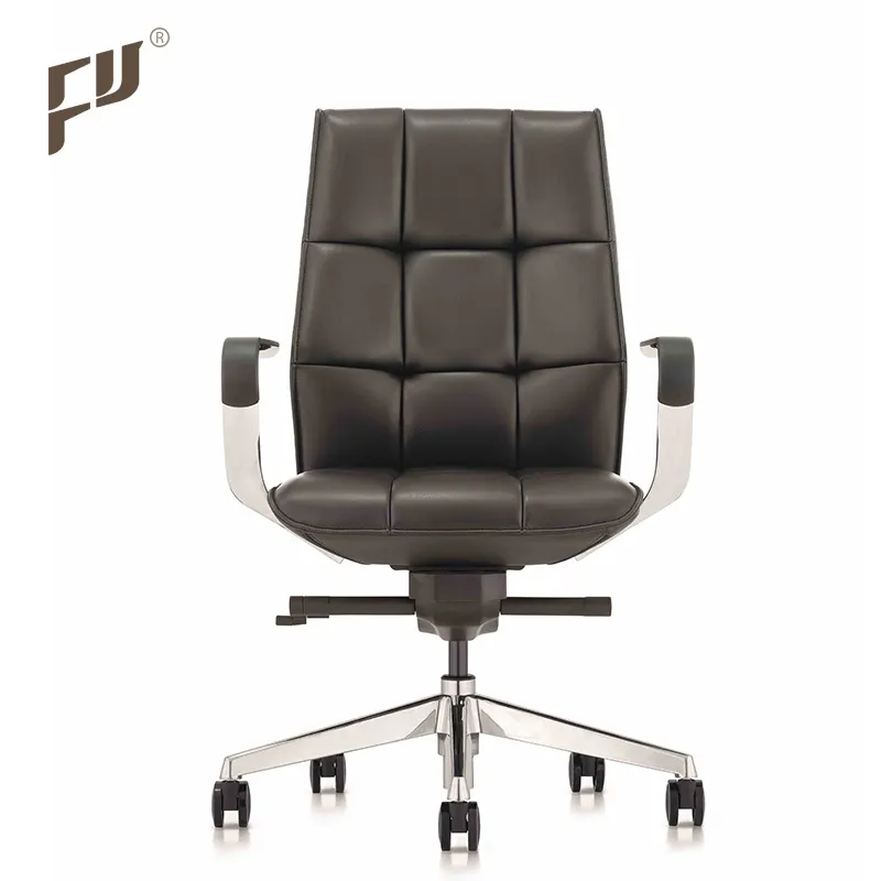 Классический офисный стул FURICCO в американском стиле из искусственной кожи