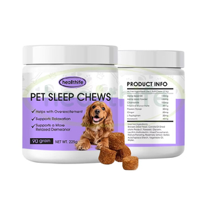 Friandises <span class=keywords><strong>à</strong></span> mâcher douces <span class=keywords><strong>pour</strong></span> animaux de compagnie, mélatonine <span class=keywords><strong>pour</strong></span> chiens, friandises calmantes <span class=keywords><strong>pour</strong></span> chiens, bonbons <span class=keywords><strong>à</strong></span> mâcher <span class=keywords><strong>pour</strong></span> <span class=keywords><strong>dormir</strong></span> - Product Image 6