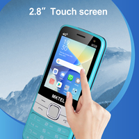 Teléfono Móvil 4G Android con Pantalla Táctil y Teclado para Personas Mayores con Botón SOS Grande M39