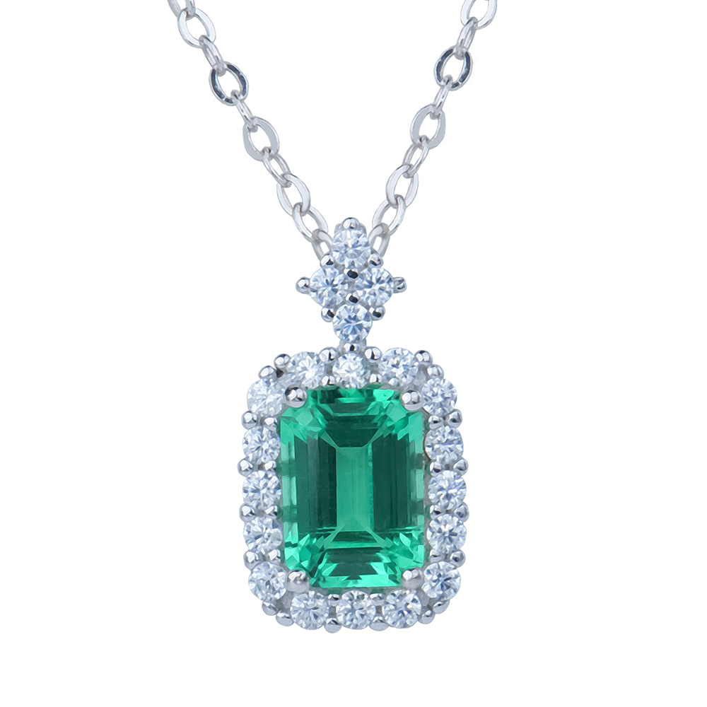 columbian emerald pendant 1
