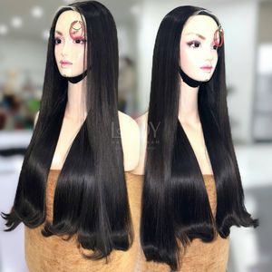 Perruques droites naturelles de haute qualité HD fermeture dentelle vierge cuticule Extensions de cheveux 100% perruques de cheveux bruts vietnamiens cheveux humains - Product Image 3