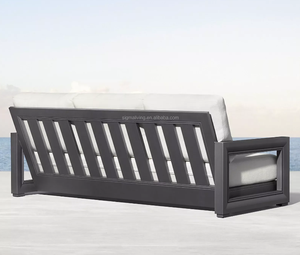 Ensemble de canapés de luxe personnalisables ensemble de meubles modernes ensemble de terrasse en fonte d'aluminium ensemble de canapés sectionnels de patio designs - Product Image 4