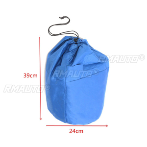 Funda para Barco Azul Resistente 210D 11-13ft/14-16ft/17-19ft/20-22ft para Lanchas Rápidas con Casco en V, Deportes Acuáticos, Impermeable y Antipolvo - Product Image 6