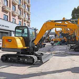 Mini-excavatrice sur chenilles Liugong 906F 6 tonnes à prix avantageux, excavatrice hydraulique pour travaux de terrassement - Product Image 5