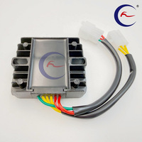 Régulateur de tension redresseur FIGHTER MOTO pour moto 110CC, éclairage à 6 broches, stabilisateur double batterie SMASH110 Noir