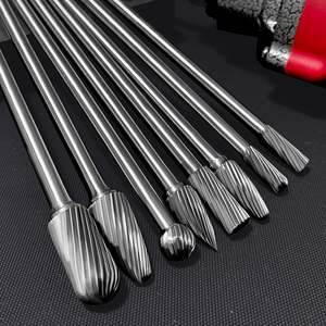 Lima de escofina rotativa Extra larga de 100mm, amoladora de tallado, herramientas abrasivas, brocas de aleación de carburo, fresa, cabezal de molienda - Product Image 5