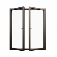 Ventanas de Aluminio y Vidrio con Protección UV y Reducción de Ruido, Ecológicas, con Doble Acristalamiento Low-E para Apartamentos