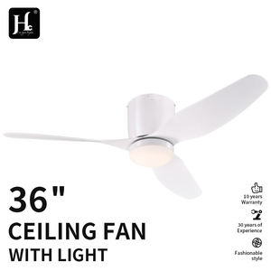 Ventilador de Techo Moderno de 42/52 Pulgadas para Dormitorio con Luz, 3 Aspas de ABS, Control Remoto para Uso Doméstico y Hotelero - Product Image 2