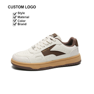 Chaussures de sport vintage tendance pour hommes, respirantes, avec semelle extérieure en caoutchouc, à lacets, <span class=keywords><strong>talon</strong></span> plat, baskets de marche, nouvelle collection pour hommes - Product Image 1