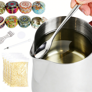 Cera de soja natural a granel para rellenar frascos con aceite aromático, tinte y herramientas: Paquete de inicio para estudio y compras. - Product Image 4