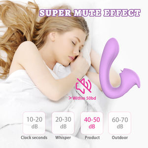 Love 2 In 1 Tong Likken Dildo Vibrator Draagbare Clit Licker Vagina <span class=keywords><strong>G</strong></span> <span class=keywords><strong>Spot</strong></span> Stimulator Orgasme Seksspeeltje Vrouwelijke Masturbator - Product Image 5