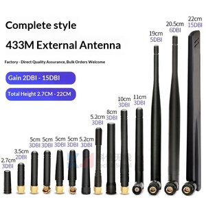 Antena Digital Interior Helicoidal de 400-470MHz, Antena Lora de 433MHz con Base Magnética para Comunicación por Internet, Amplificador de Señal de Radio - Product Image 2