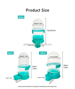 Accesorios para jaulas <span class=keywords><strong>de</strong></span> pájaros YYC, dispensador <span class=keywords><strong>de</strong></span> comida para <span class=keywords><strong>periquitos</strong></span> colgante, alimentador y <span class=keywords><strong>bebedero</strong></span> automático para palomas - Product Image 2