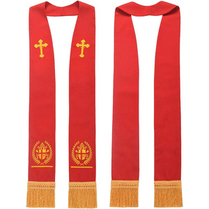 ริบบิ้นปักลายสำหรับบาทหลวง <span class=keywords><strong>พระ</strong></span><span class=keywords><strong>สงฆ์</strong></span> <span class=keywords><strong>พระ</strong></span>นักบวช โบสถ์ ริบบิ้นปักลายกางเขน ริบบิ้นปักลายศักดิ์สิทธิ์ <span class=keywords><strong>ผ้า</strong></span><span class=keywords><strong>คลุม</strong></span><span class=keywords><strong>ไหล่</strong></span>ปักลาย ริบบิ้นขายส่ง - Product Image 3