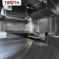Truth Ice Cream Food Truck Voll Ausgestatteter Mobiler Küchenwagen für Gelato, Gefrorene Desserts und Straßenverkauf im Freien