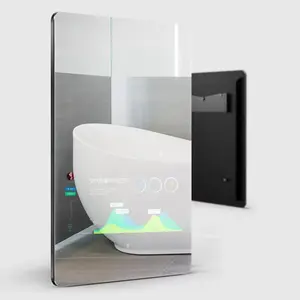 10,1-100 дюймов волшебное зеркало настенное умное светодиодное освещение умное зеркало для ванной комнаты с сенсорным экраном