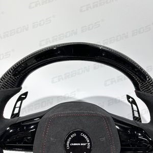 <span class=keywords><strong>Venta</strong></span> Directa de Fábrica con Alcántara para MK8 MK8.5 Volkswagen VW <span class=keywords><strong>Golf</strong></span> 8 GTI R Volante de Fibra de Carbono Negro con LED para MK8 - Product Image 6