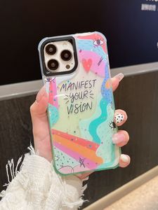 Per 17 Pro Max custodia per PC <span class=keywords><strong>Cover</strong></span> portafoglio di qualità ufficiale impermeabile antiurto placcato telefoni cellulari personalizzati - Product Image 2