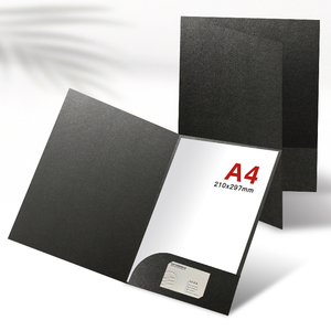 Carpeta de papel Kraft A4 Papel Inserción única Tipo de inserción doble Acuerdo DE COOPERACIÓN Bolsa de documentos Clip de oficina LOGOTIPO personalizado - Product Image 5