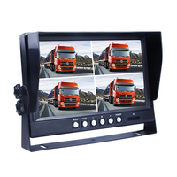 Monitor LCD Independiente de 9 Pulgadas para Tablero de Instrumentos de Automóvil, Monitor de Pantalla de Reversa para Camión