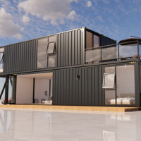 Maison Modulaire Préfabriquée de Luxe à Design Moderne, Type Conteneur Maritime, Petite Maison à Vendre
