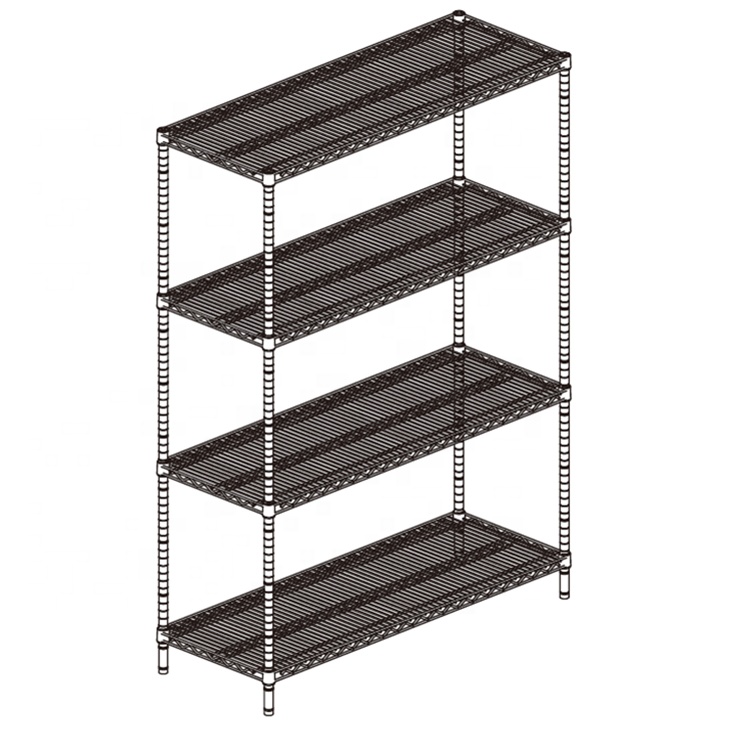 Бытовые легко собрать портативный складной 4 уровня одежды стойки