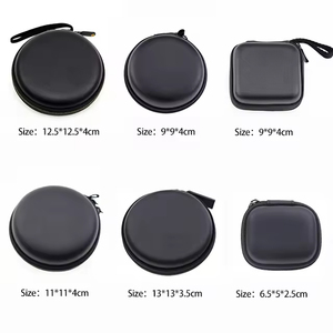 New Eva Hard <b>Mini</b> Case Bag Custom Zipper Eva LOGO Earbuds Earphone Hard Case for <b>Storage</b> Cable Earphone - Product Image 2