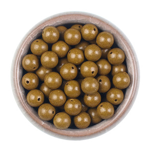 Perlas de incienso redondas de 8 mm, cuentas sueltas de madera aromática para joyería budista, ceremonias religiosas, coleccionables culturales - Product Image 4