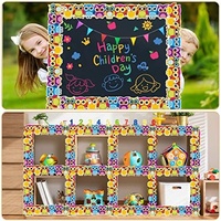 Décorations personnalisables et colorées pour tableaux d'affichage de classe : hiboux, papillons, fleurs, abeilles, espace, bordures mignonnes et inspirantes