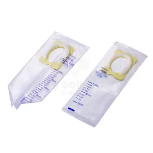 Greetmed便携式 & CE & ISO批准的带橡胶带的大容量尿液收集袋