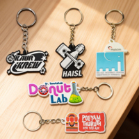 Llavero Creativo de PVC Suave con Diseño de Cómic - Figura 3D de Personaje de Anime con Color y Logotipo Personalizados, Diseño Portátil