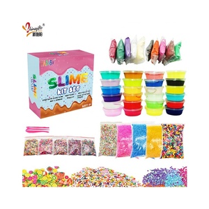 Kit Educativo Popular para Hacer Slime, Accesorios Brillantes No Tóxicos, Ideas de Regalo de Cumpleaños para Niñas y Niños - Product Image 1