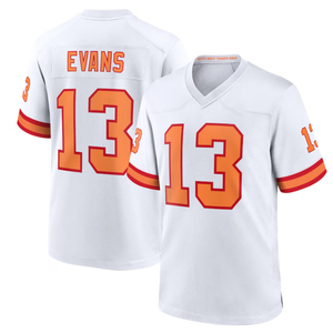 بيع بالجملة رخيصة عالية الجودة التطريز تامبا باي كرة القدم الأمريكية جيرسي 13 # Mike Evans 6 # Baker Mayfield 7 # Bucky Irving - Product Image 5