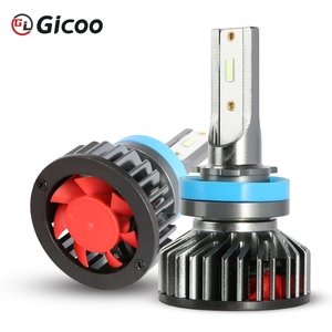 Système de phares LED pour voiture GICOO F2 CSP 12000 12V IP67 étanche 6000K avec ampoules auto H1/H4/H7/H11/H13/9005/9006/9004/9007 - Product Image 1