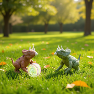 Mi Casita Electric Triceratops Toy With Light And Music For Kids Outdoor Play - Product Image 2