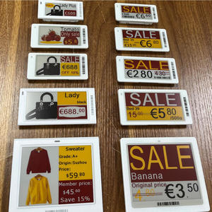 ป้ายราคาอิเล็กทรอนิกส์ Ble Api E-Ink ขนาด 2.13 นิ้ว พร้อม NFC สำหรับซูเปอร์มาร์เก็ต ระบบ AI EAS ESL - Product Image 1