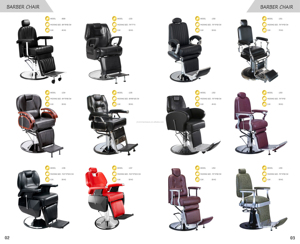 Ghế cắt tóc da hiện đại, bền, giá sỉ rẻ cho phòng khách & trường học - Product Image 4