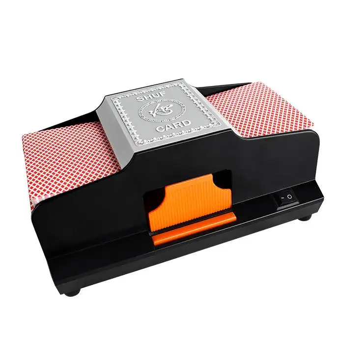 Yh 2 Decks Elektrische Automatische Play Card Shuffler Blackjack Machine Barajador De Cartas Casino Poker Shuffler