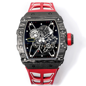 New Model Manual <b>Watch</b> Carbon Fiber Material Hollowed Out Mechanical Mechanism Luxurious Wristwatch Sporty Style Men's <b>Watch</b> - Product Image 1